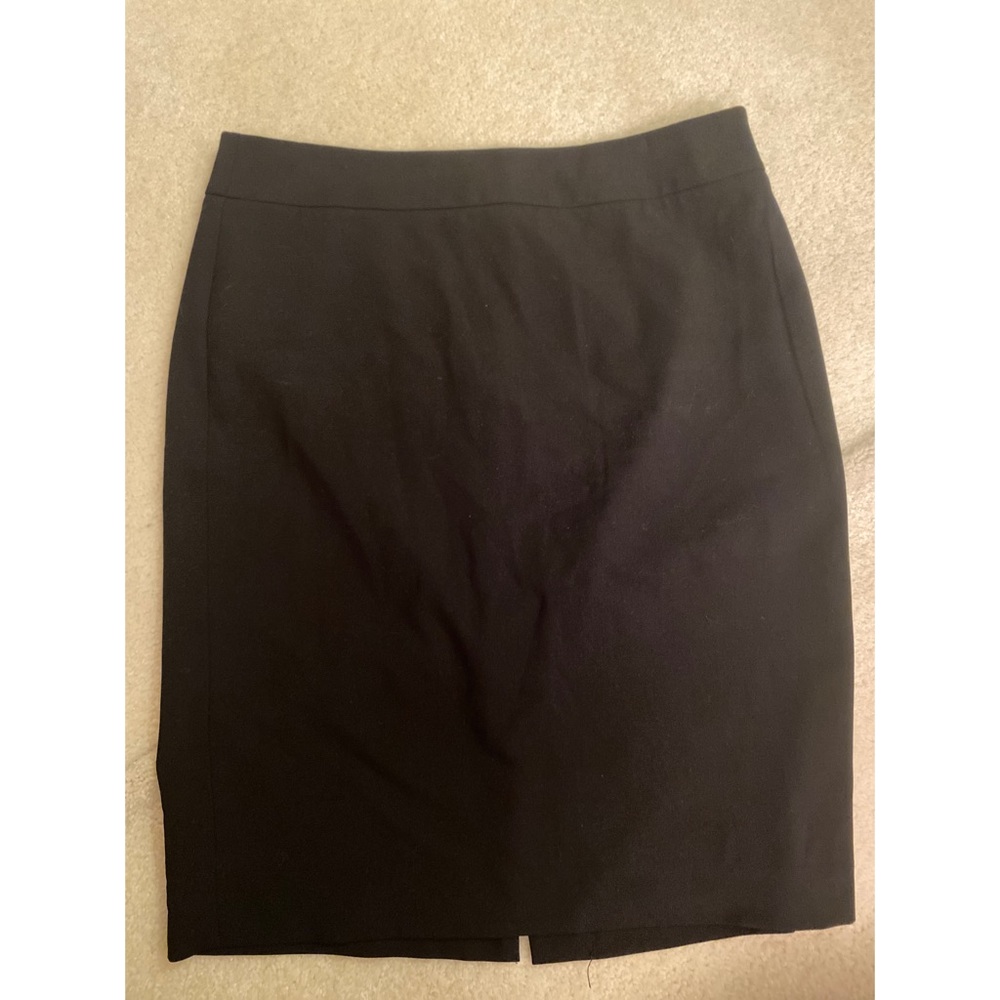Black knee length skirt